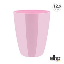 [엘호 elho] 브뤼셀 다이아몬드 라운드 오키드 하이 높은화분(12.5cm), 12.5cm/에그플랜트