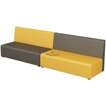 대기실 쇼파 로비 라운지 병원대기실 휴개실 회의실 벤치쇼파 3인용 업소용 응접실, 80x75x55