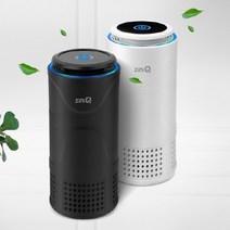 차량용 공기청정기 자동차 환기 차 공기정화기 푸리케어, 화이트