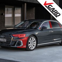 아우디A8 페이스리프트 PPF필름 B C필러 헤드라이트 트렁크 주유구 실내 하이그로시 브이가드PPF, 실내PPF