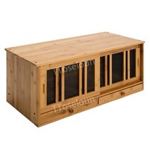 빈티지 앤틱 미닫이 찬장 찻장 그릇장 보관함, 원색 찬장