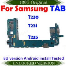 휴대폰 자가수리 메인보드 갤럭시 아이폰 100 삼성 탭 4 T230 T231 T235 마더보드용 메인 보드 로직 풀 워킹 언락 마더보드, 2.T231