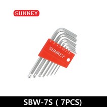 썬키 쇼트 볼렌치 세트 SBW-7S 7PCS, 1개