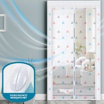 제이와이홀딩스 방문 커텐 방충문 현관문 식당 모기장 100x210, 별무늬(100x210)