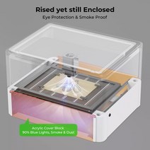 각인기 XTool M1 라이저 베이스 허니콤 패널 포함 조각기 커터 기계 도구 휴대용, 한개옵션0