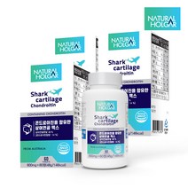 내츄럴올가 콘드로이친을 함유한 상어연골 맥스 영양제 48g, 3개, 60정