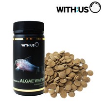 위더스 프리미엄 알게와퍼 바닥물고기 사료 120ml, 단품