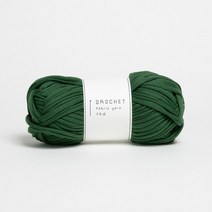 크로셰 Qrochet 패브릭얀 부드러운실 티셔츠얀 가방실 소품실 코바늘실 매듭실, 36 딥그린