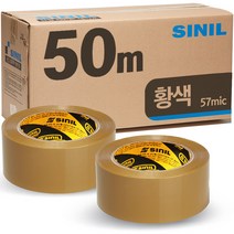 신일 황색 박스테이프 50M 57mic 50개