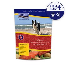 피쉬포독 연어 어덜트 1kg눈물개선사료영국산애견, 단품, 생선