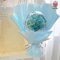 보자기꽃풍선 카네이션풍선 생일 돌잔치 선물 감사, 꽃잎, 푸른하늘 가득 별
