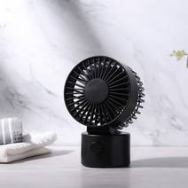 오엠티 무소음 책상 사무실 미니 유선 USB 탁상용 선풍기 Y8, 블랙