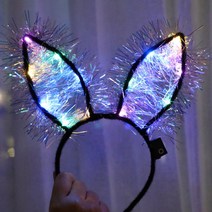 e베이비랜드 크리스마스머리띠 모음 _ 산타 루돌프 파티용품, led토끼머리띠