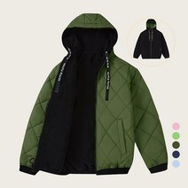 COMIRST 누빔점퍼 남녀공용 명품 리버시블 오버핏 양털자켓