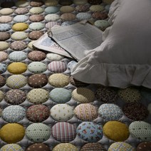 대형 순면 퀼트 손주누빔 거실러그 및 카페트