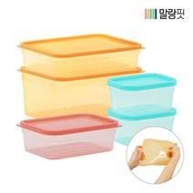 생활엔 [생활엔]말랑핏 차곡차곡 식재료 보관용기 미니세트 4종 5P