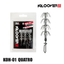 키로오버 오징어바늘 스위블에기훅 팜팜 KOH-01콰트로, 콰트로-358722