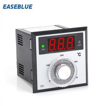 스마트 온도 제어 시스템 ted 7272mm k j pt100 유형 ac220v 110v 24v 380v 손잡이 0-100 300 400 600도 디지털 조절기 전원 컨트롤러, j 0-400, 220v