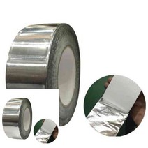두꺼운 알미늄 은박 테이프 70MIC 50MM X 50M 싱크대테이프 은박지테이프, 1개