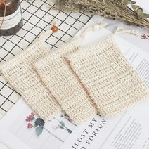 천연 면 비누망 거품망 제로웨이스트 버블 망 샴푸바 보관 주머니, 없음