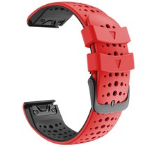 Garmin Enduro Descent Mk Mk1 Mk2 Mk2i 스트랩 가민 QUICKFIT 26mm 통기성 고무 퀵 릴리스 손목 스트랩, #4, Quick Fit 26mm