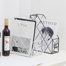 인테리어 골드 화이트 파일 서류 보관함 고등학생, 1단 골드