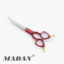 마단 정품가위 MA-260C 6인치 커브가위, 1개, Matted Red