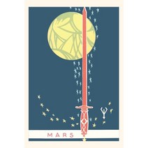 (영문도서) Vintage Journal Mars Planet and Sword Paperback, Found Image Press