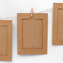 10P 4x6 크라프트 추억 종이액자 세트 프로필 이미지사진 포토테이블 웨딩 신혼부부 인테리어 셀카