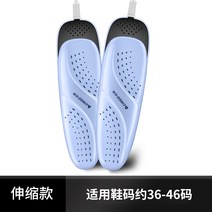 소형 신발 건조기 가정용 건조기 살균기 탈취기Chigo 신발 건조기 건조 신발 따뜻한 베이킹 인공물 탈취제 살균 바람 건조 신발 학생 기숙사 가정 신발 건조기, 성인 텔레스코픽 블루