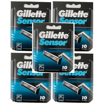 질레트 센서 면도날 리필 - 카트리지 50개