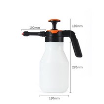 세차폼스프레이 압축분무기 프리워시 핸드 펌프 폼 스프레이 어 핸드 가압 폼 스프레이 어 압력 폼 캐논 스, 01 2 L