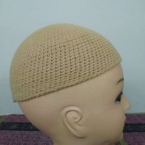 아랍모자BOHOWAII Kippah 유대인 이슬람 모자 남성용 터키어 뜨개질 코튼 Kufi 모자기도 크로셰 해골