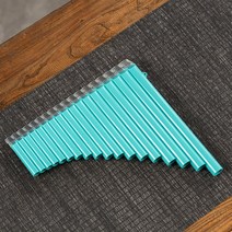 팬플룻 파이프 인디언 악기 팬플루트 16 파이프 18 악기 Panpipe 중국 전통 목관 초보자에게 적합, 02 18-blue