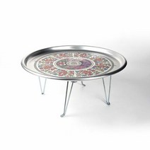 행복주방 밥상 다과상 술상 찻상 옛날 양은 교자상 42CM, 특대 1호 42cm