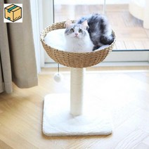 야옹이 라탄 캣타워 조립식 스크래처 하우스, 베란다 스톱오버
