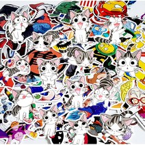 캐리어 캐릭터 리폼 방수 스티커 모음전노트북, 쿠마 8종