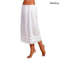 [케이로] 295058 여성용 레이스 언더스커트 페티코트 롱 스커트 안전 오버사이즈