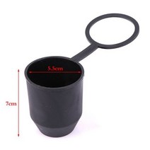 차량용 견인 악세사리 고리 자동 바 볼 커버 Accessorie 블랙 캡 히치 캐러밴 트레일러 Towball 간단한 내구성 디자인 보호 커버를, 1PC