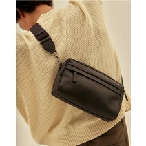 22FW 브라운 단색 소가죽 크로스백 DBBA2F742W3