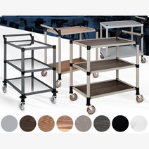 대학교 구내 식당용 요리 운반 카트 마트 과학실용 실험실용 큰바퀴 대리점, 플라스틱신형2단특대