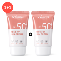 토니모리 유브이 마스터 톤업 선크림50ml spf50+ pa+++ 1+1 핑크빛 수분 베이스로 저자극 톤업 선케어 톤업 베이스 겸용 촉촉 산뜻, 1개, 50ml