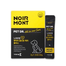 느와르멍 펫닥터 올인원 강아지 고양이 장 유산균 오메가3 종합영양제, 1개