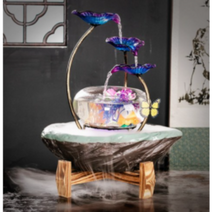 엔틱 가정용 실내 분수대 인공폭포 가습기 빈티지소품, AB