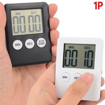 자석식 요리 공부 명상 운동 초세기 알람 전자 타이머, 프레즌트 블랙