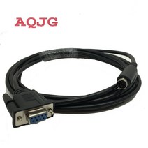 8P 미니 Din 수-암 DB9 RS232 PLC 케이블 2.5M 미쓰비시 Melsec 키보드 3M 6ft, 04 3M