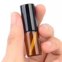 롤러블 향수유리병 향수통 유리용기 갈색 - 3ML