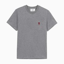 아미 (당일) 22FW 아미 하트 로고 그레이 반팔티 UTS001 724 055