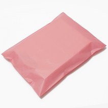 홍진포장 HDPE 택배봉투 연핑크 100장 택배포장지 사이즈 19종, 40 x 50cm - 100장 (장당121원)