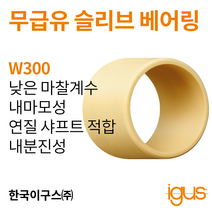 한국이구스 베어링 11-15mm iglidur® W300 독일 정품 슬리브 베어링 DUBUSH 오일리스 BUSHING 부싱, 내경 41mm:WSM-1416-20